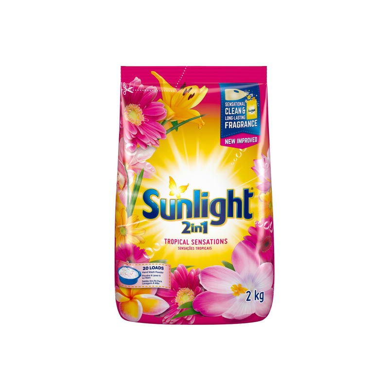 Detergente pó tropical Sunlight 2kg